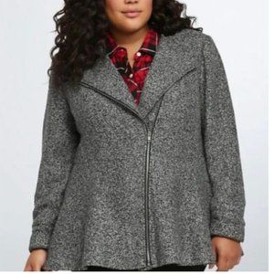 Torrid Wool Blend Fit & Flare Jacket Size 16